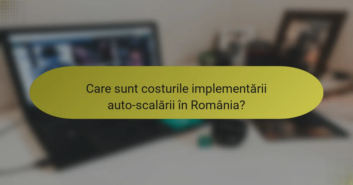 Care sunt costurile implementării auto-scalării în România?