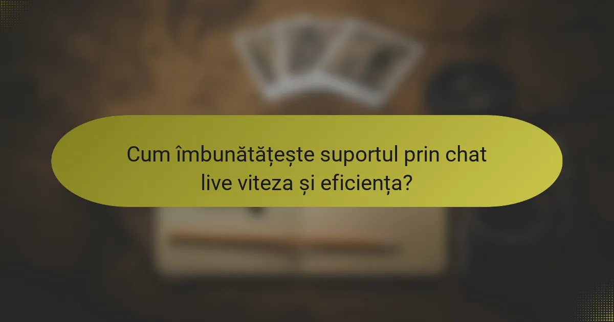Cum îmbunătățește suportul prin chat live viteza și eficiența?