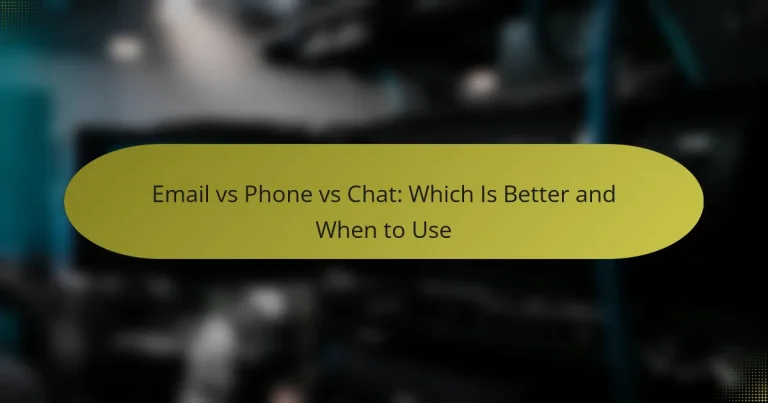 Email vs Telefon vs Chat: Care Este Mai Bun și Când Să Folosești